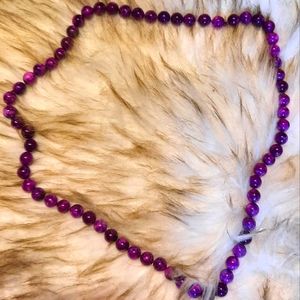 29.5 inch Sugilite hand-knotted necklace